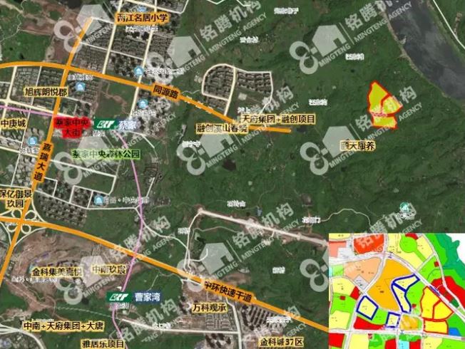 重庆蔡家,悦来供应三宗大面积地块 起始总价约25亿元